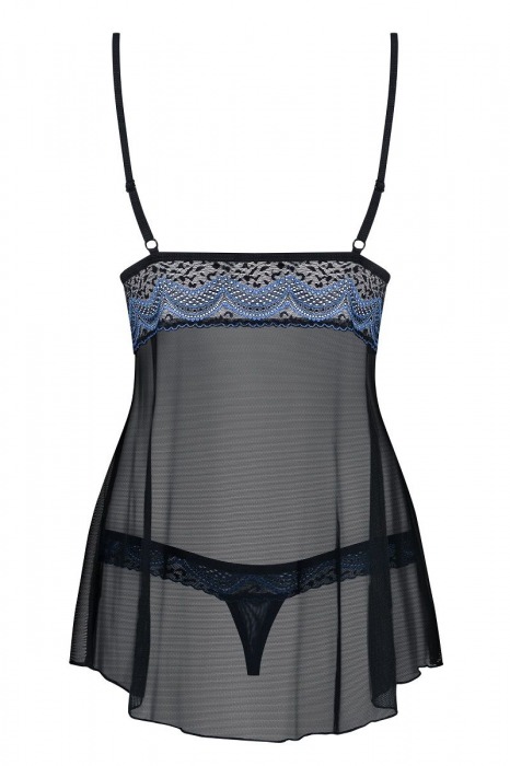 Изысканный бэби-долл с узором в виде волн - Obsessive купить с доставкой