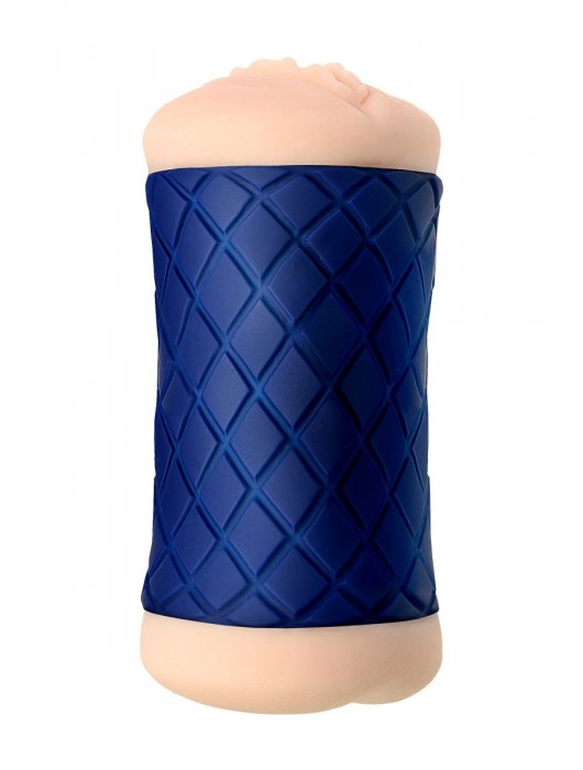 Двухсторонний мастурбатор JOS  LULU в синем цилиндре - JOS - в Санкт-Петербурге купить с доставкой