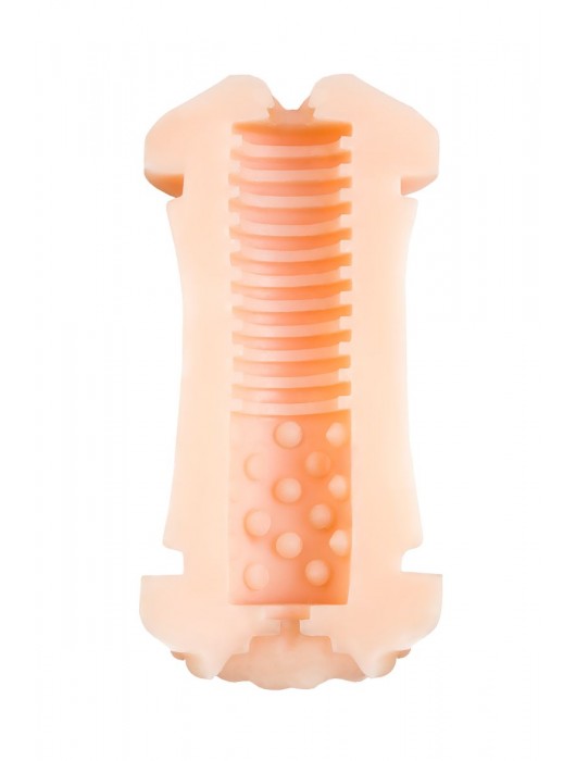 Двухсторонний мастурбатор JOS  LULU в синем цилиндре - JOS - в Санкт-Петербурге купить с доставкой