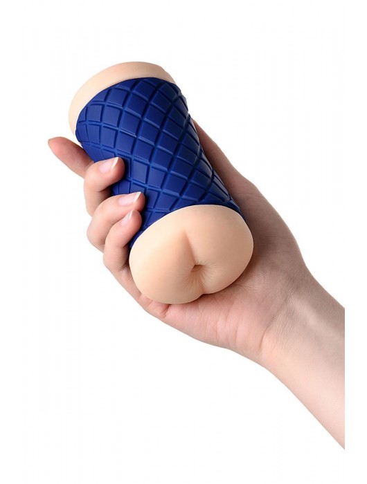 Двухсторонний мастурбатор JOS  LULU в синем цилиндре - JOS - в Санкт-Петербурге купить с доставкой