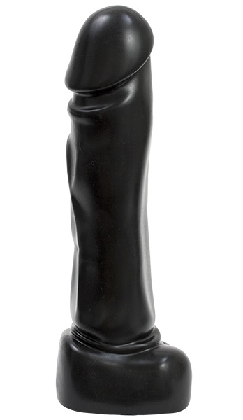 Чёрный дилдо Jumbo Jack MAN O  WAR - 25 см. - Doc Johnson