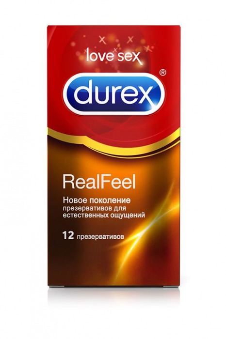 Презервативы Durex RealFeel для естественных ощущений - 12 шт. - Durex - купить с доставкой в Санкт-Петербурге