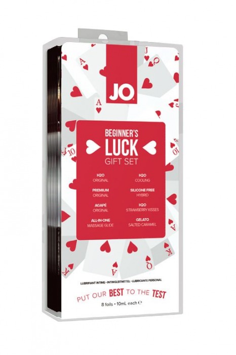 Подарочный набор смазок Beginner’s Luck Kit – 8 саше по 3 мл. - System JO - купить с доставкой в Санкт-Петербурге