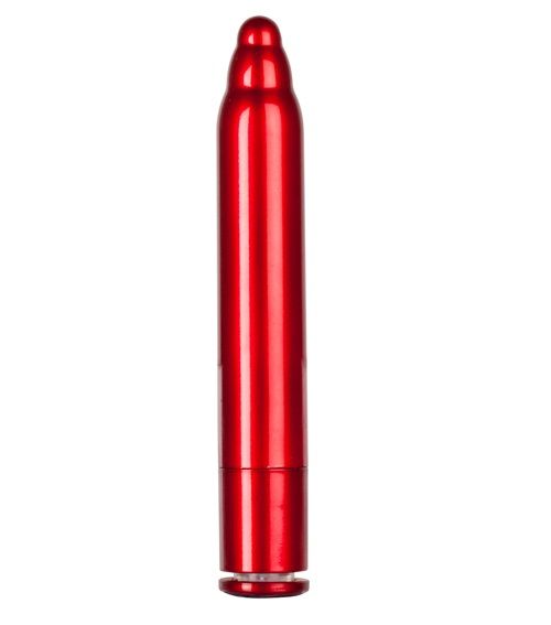 Красный вибратор METALLIX FIGURADO BULBED VIBRATOR - 11,5 см. - Dream Toys