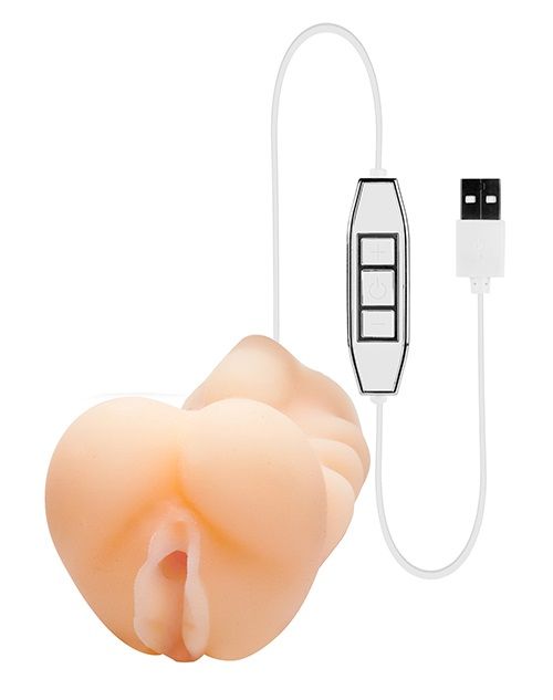 Мастурбатор-вагина JIZZM VIBRATING MASTURBATOR JESSICA с вибрацией - NMC - в Санкт-Петербурге купить с доставкой