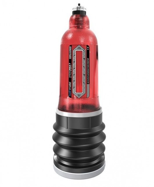 Красная гидропомпа HydroMAX7 Wide Boy - Bathmate - в Санкт-Петербурге купить с доставкой