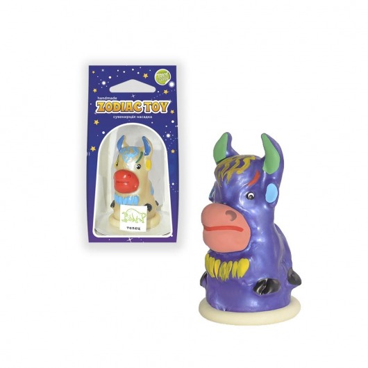 Сувенирный латексный презерватив  Телец - Sitabella - купить с доставкой в Санкт-Петербурге