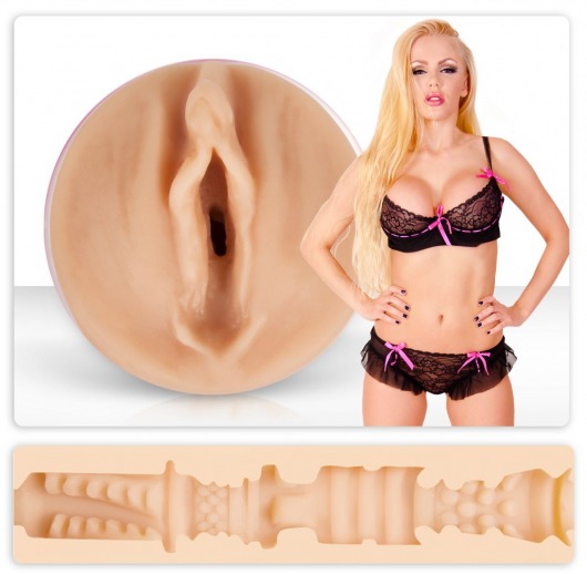 Двусторонний реалистичный мастурбатор - копия вагины и попки Кати Самбуки - ФлешНаш - в Санкт-Петербурге купить с доставкой