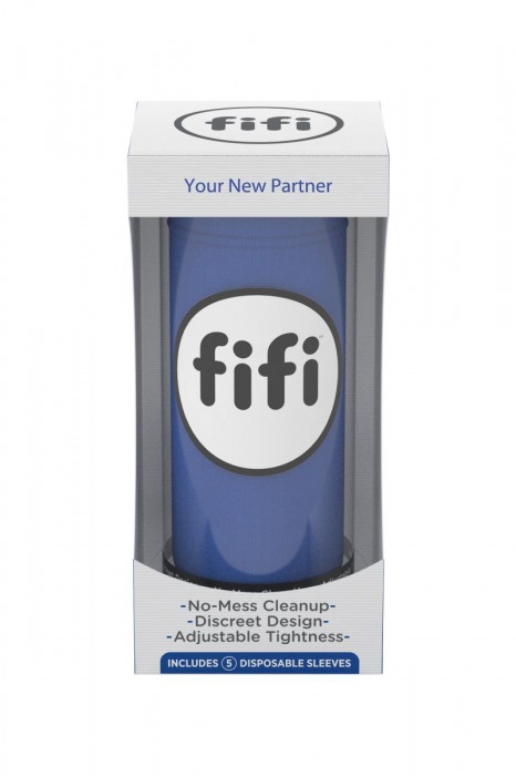 Синий нереалистичный мастурбатор FIFI MALE - Fifi - в Санкт-Петербурге купить с доставкой