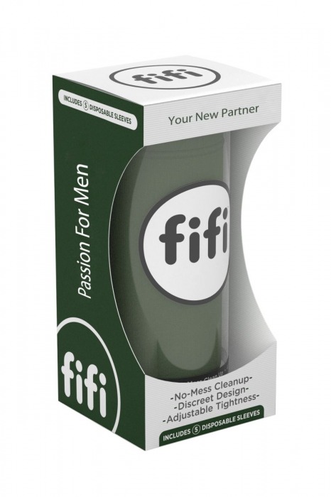 Зеленый нереалистичный мастурбатор FIFI MALE - Fifi - в Санкт-Петербурге купить с доставкой