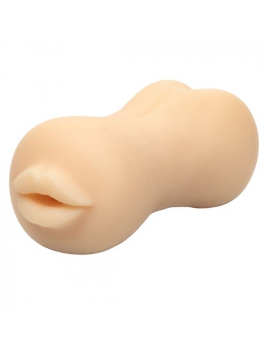 Двусторонний мастурбатор Stroke It Mouth/Ass - California Exotic Novelties - в Санкт-Петербурге купить с доставкой