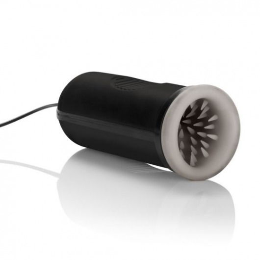 Черный мастурбатор Silicone Vibrating Oro Simulator - California Exotic Novelties - в Санкт-Петербурге купить с доставкой