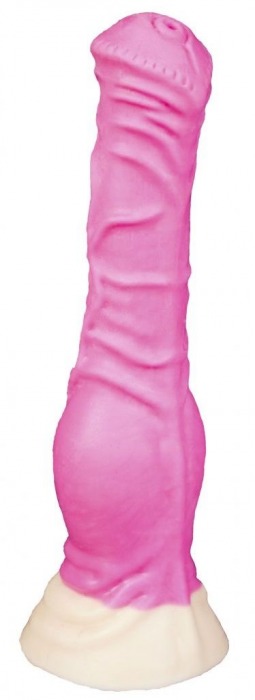 Розовый фаллоимитатор  Пони small  - 20,5 см. - Erasexa - купить с доставкой в Санкт-Петербурге