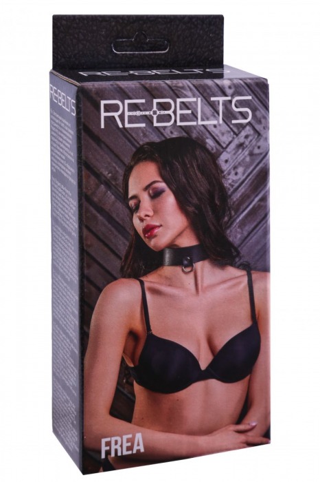 Ошейник Frea с маленьким колечком-креплением - Rebelts - купить с доставкой в Санкт-Петербурге