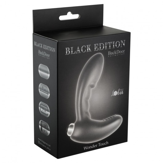 Серый стимулятор простаты с вибрацией Wonder Touch Grey - Lola Games - в Санкт-Петербурге купить с доставкой