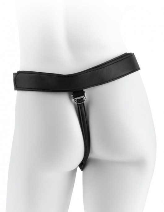 Страпон-система с телесной насадкой 11  Two Cocks One Hole Hollow Strap-On Suspender System - 30,5 см. - Pipedream - купить с доставкой в Санкт-Петербурге