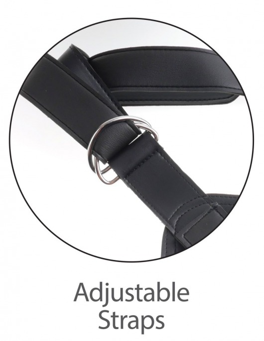 Страпон-система с телесной насадкой 11  Two Cocks One Hole Hollow Strap-On Suspender System - 30,5 см. - Pipedream - купить с доставкой в Санкт-Петербурге