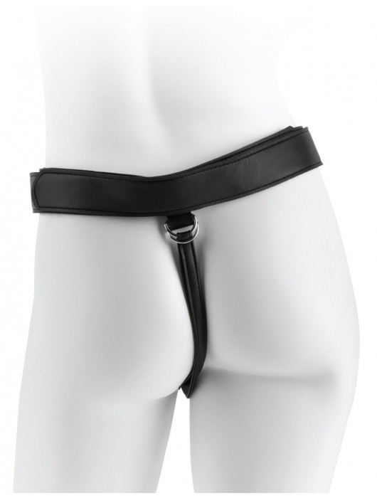 Кофейный страпон Strap-on Harness Cock - 15,2 см. - Pipedream - купить с доставкой в Санкт-Петербурге