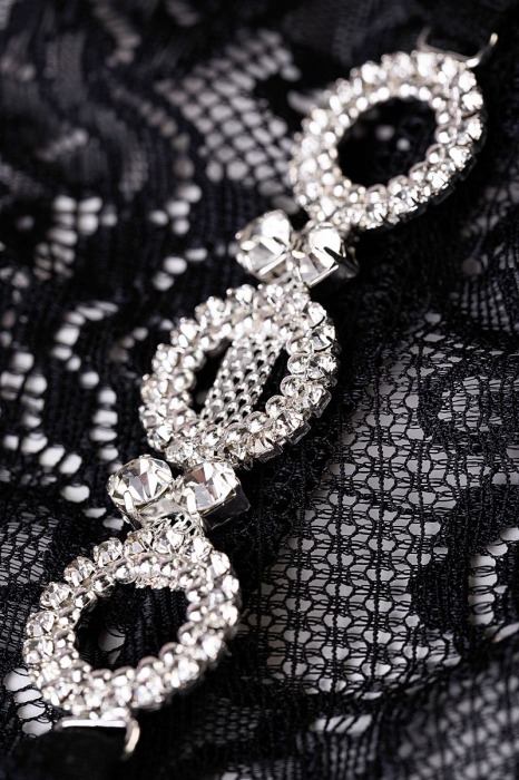 Трусики-стринги Janet с украшением из страз на поясе - Erolanta купить с доставкой