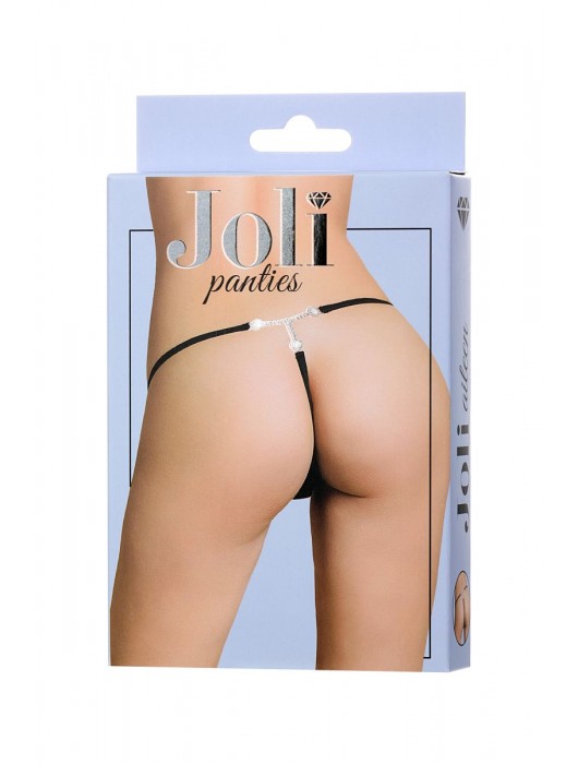 Трусики-стринги со стразами и бусинами Aileen - Erolanta купить с доставкой