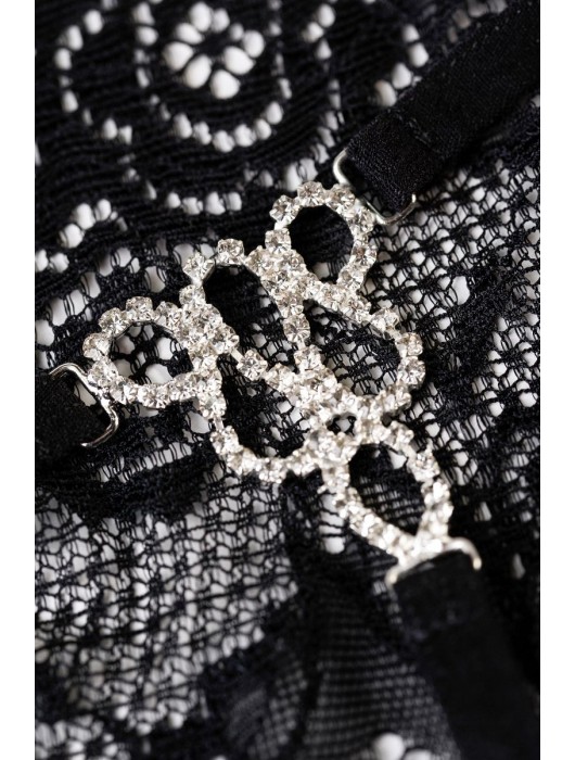 Трусики-стринги Valerie с декором из страз - Erolanta купить с доставкой