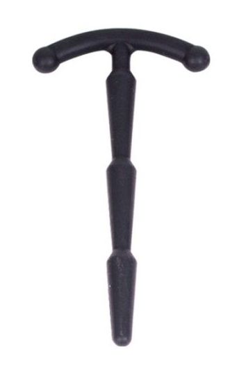 Черный уретральный плаг Kiotos X Sillicone Penis Stick 4 - O-Products - купить с доставкой в Санкт-Петербурге
