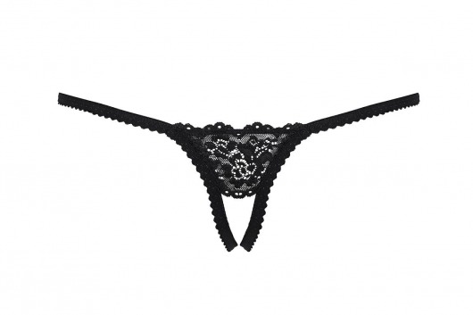 Ажурные контактные трусики-стринги - Obsessive купить с доставкой