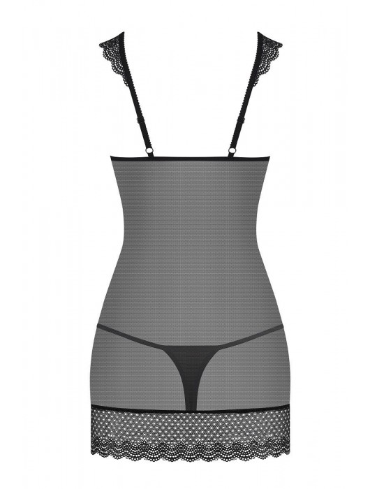 Сексапильная сорочка с кружевным воротником - Obsessive купить с доставкой