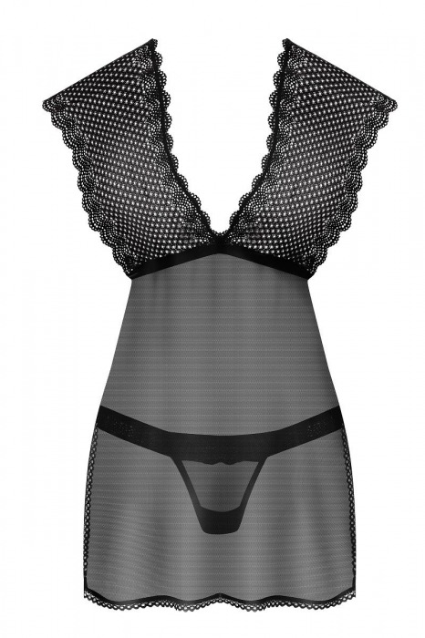 Соблазнительный бэби-долл с глубоким вырезом - Obsessive купить с доставкой