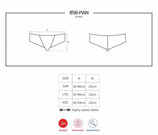 Кружевные трусики-шорты с цветочным рисунком - Obsessive купить с доставкой