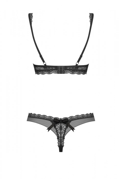 Чарующий комплект белья из цветочного кружева - Obsessive купить с доставкой