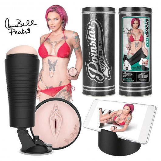 Мастурбатор-вагина PORNSTAR Anna Bell Peaks с креплением для фиксации - Pornstar Pussy - в Санкт-Петербурге купить с доставкой