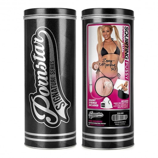 Мастурбатор-вагина PORNSTAR Zoye Monroe со сквиртом - Pornstar Pussy - в Санкт-Петербурге купить с доставкой