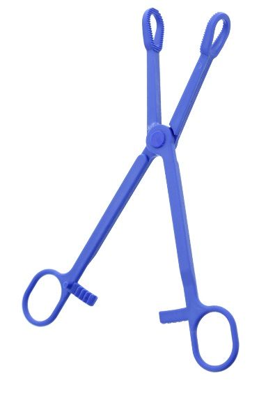 Синие медицинские ножницы BLAZE CLITORIS SCISSORS - Dream Toys - купить с доставкой в Санкт-Петербурге