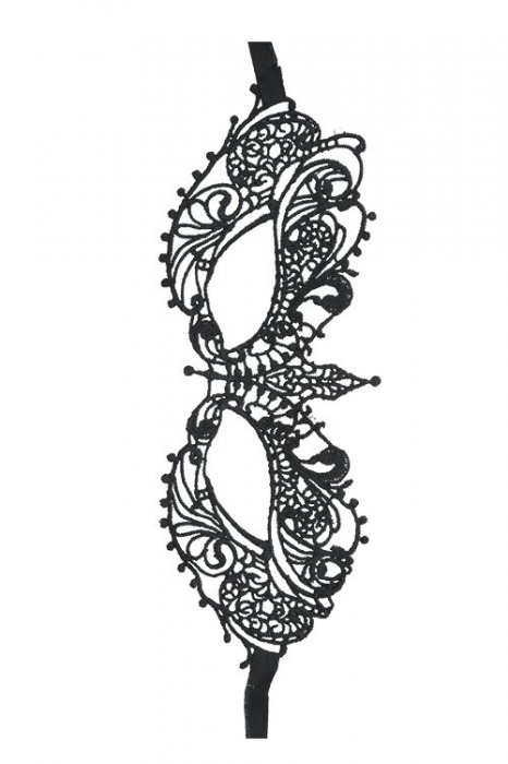 Чёрная маскарадная маска BLAZE MASQUERADE MASK - Dream Toys купить с доставкой