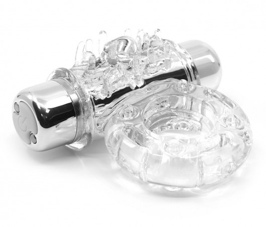 Прозрачное эрекционное виброкольцо BULLET COCKRING - NU Sensuelle - в Санкт-Петербурге купить с доставкой