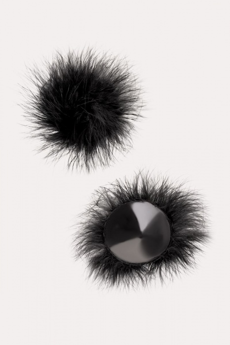 Соблазнительные круглые пэстис с пухом - Erolanta купить с доставкой