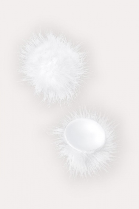 Соблазнительные круглые пэстис с пухом - Erolanta купить с доставкой