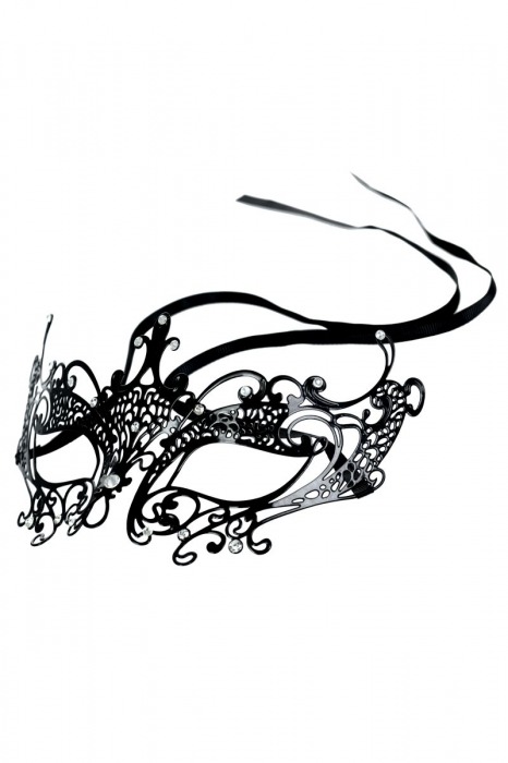 Черная металлическая маска TOYFA Theatre - ToyFa купить с доставкой