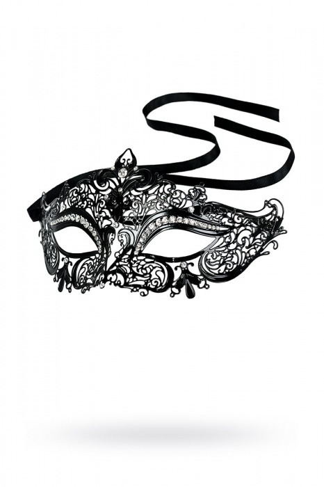 Соблазнительная черная маска Theatre - ToyFa купить с доставкой