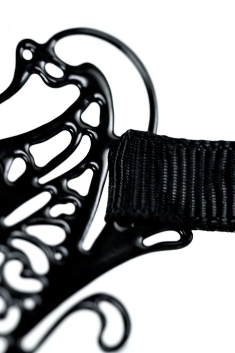 Соблазнительная черная маска Theatre - ToyFa купить с доставкой