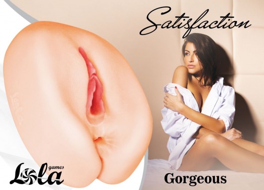 Мастурбатор с 2 тоннелями Satisfaction Gorgeous - Lola Games - в Санкт-Петербурге купить с доставкой