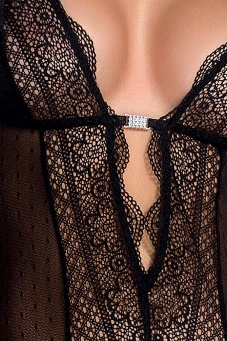 Сексуальный корсаж с кружевом и оборкой понизу Clarisse - Casmir купить с доставкой