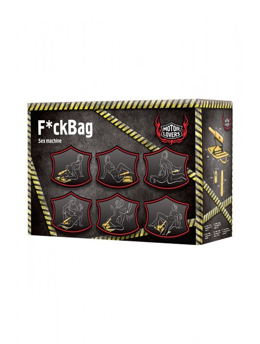 Желтая секс-машина F*ckBag MotorLovers - ToyFa - купить с доставкой в Санкт-Петербурге