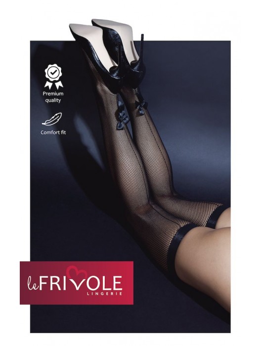 Чулки со стрелками и бантиком сзади - Le Frivole купить с доставкой