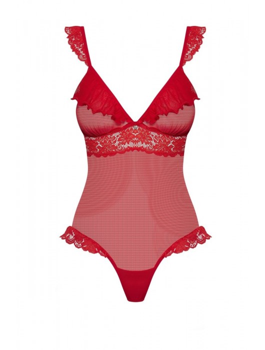 Соблазнительное боди с кружевом - Obsessive купить с доставкой