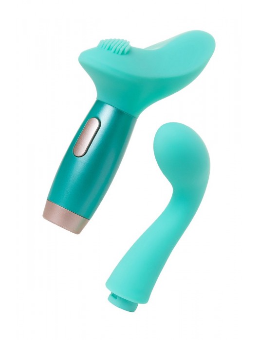 Нереалистичный вибратор Le Stelle PERKS SERIES EX-4 с 2 сменными насадками - Le Stelle