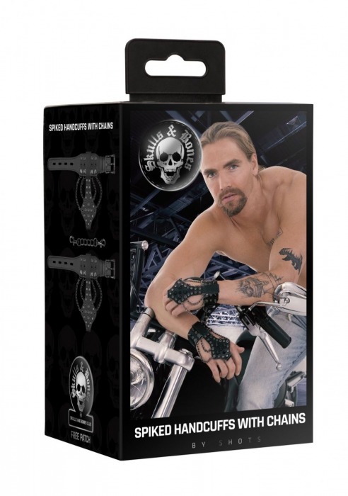 Черные браслеты с металлической фурнитурой - Shots Media BV купить с доставкой