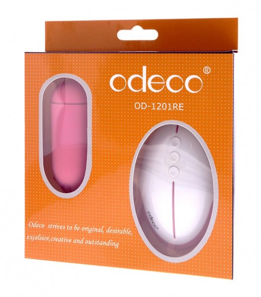 Розовое виброяйцо Remote Control Egg с пультом ДУ - Odeco