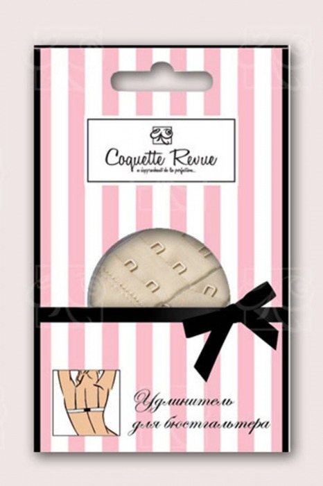 Удлинитель для бюстгальтера с тремя крючками - 1 шт. - Coquette Revue купить с доставкой